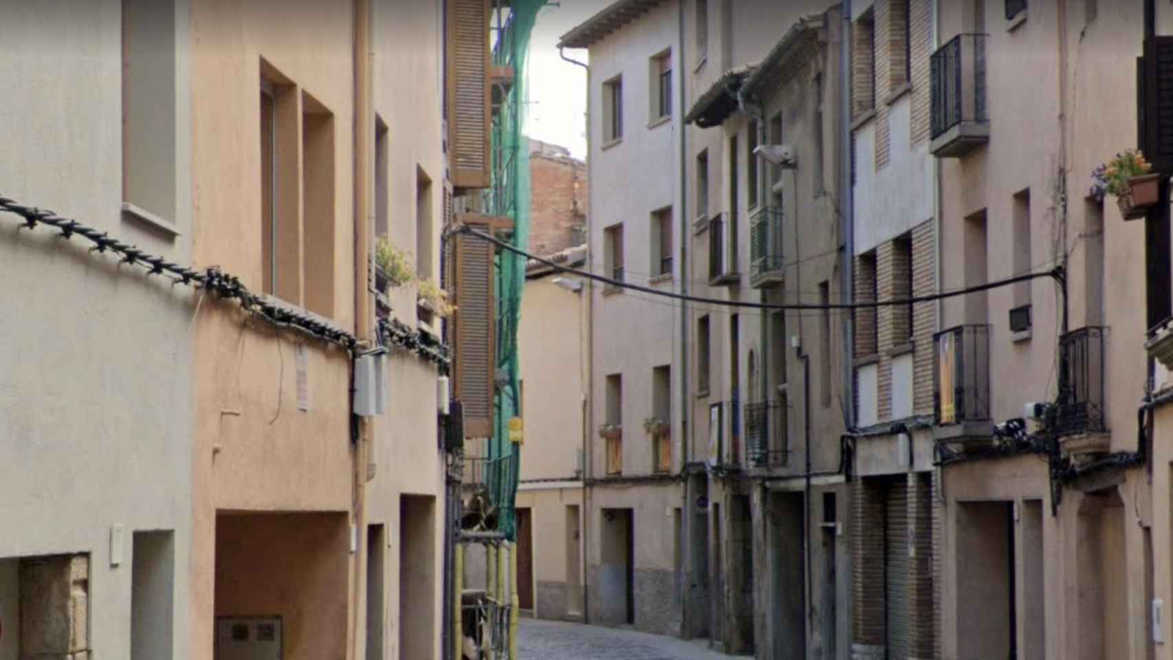 Calle Sant Francesc de Vic, donde se ha declarado el incendio / GOOGLE MAPS