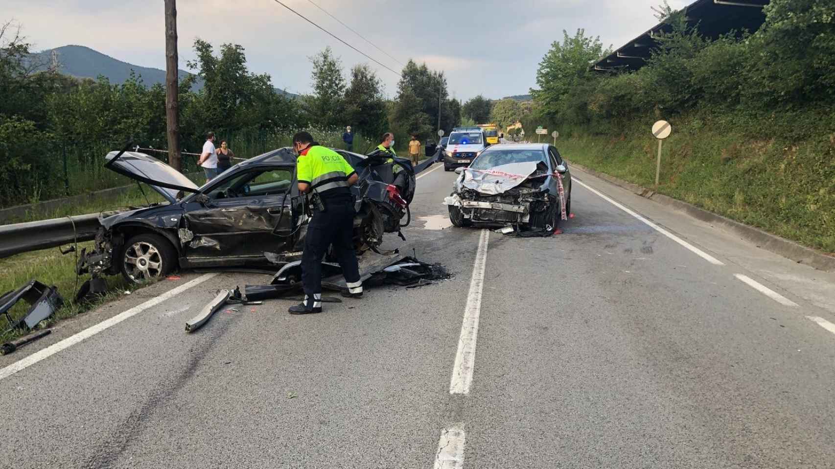 Accidente en Bescanó (Girona) / EP