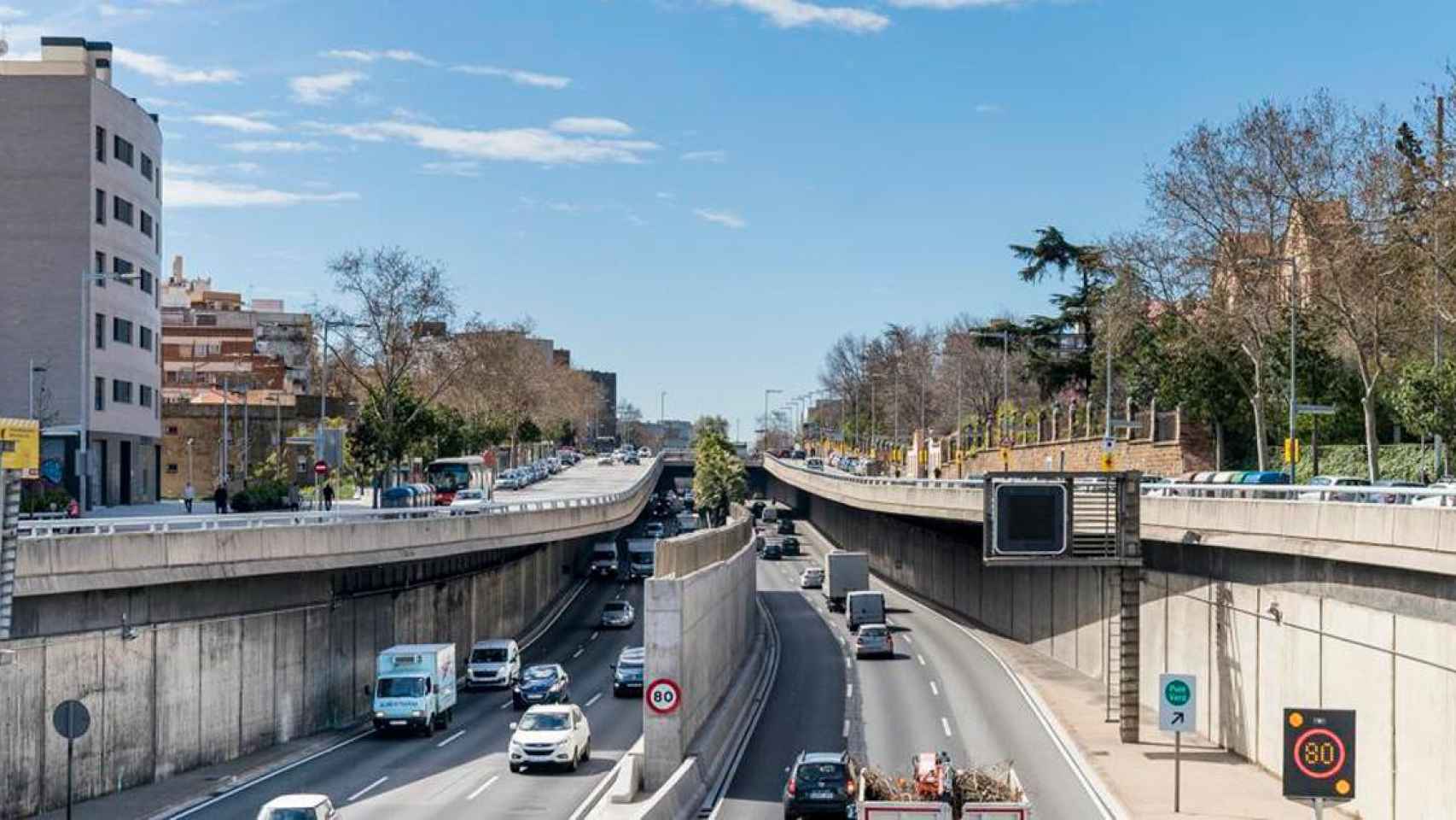 Imagen de la Ronda de Dalt de Barcelona / AjBCN