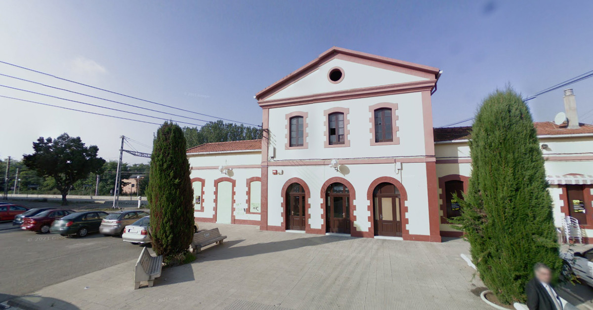 Estación de Rodalies en Manlleu / GOOGLE STREET VIEW