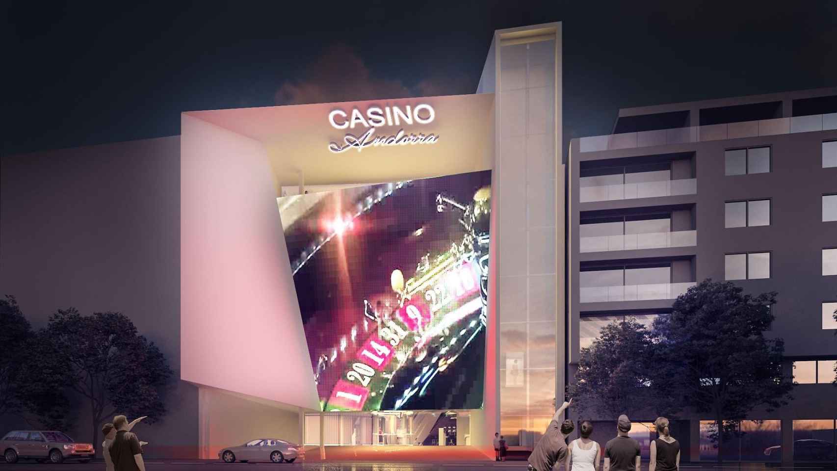 Proyecto de la fachada del futuro casino de Andorra / EUROPA PRESS