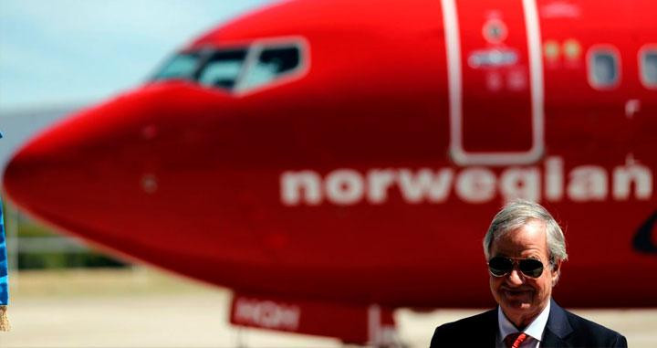 El fundador y consejero delegado de Norwegian, Bjørn Kjos, en una imagen anterior / CG