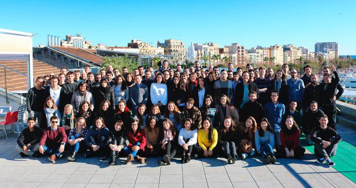 Imagen del equipo de Tiendeo en sus oficinas de Barcelona / CG