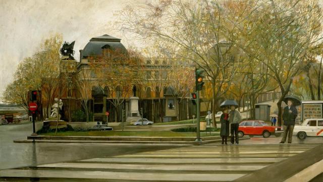 Una escena de Madrid de Amalia Avia / REAL ACADEMIA SAN FERNANDO.