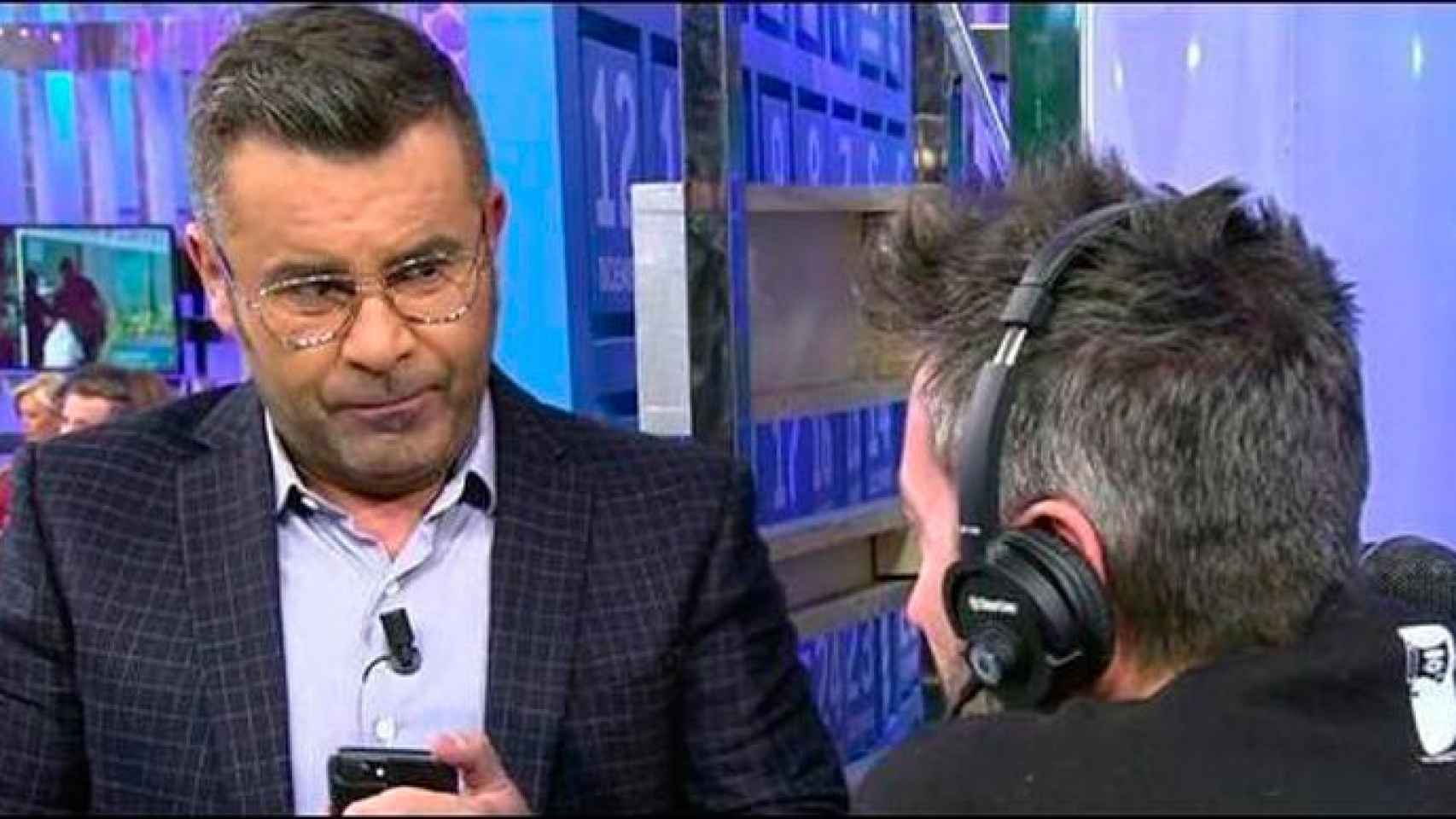 El momento de la amenaza a Jorge Javier Vázquez / Telecinco