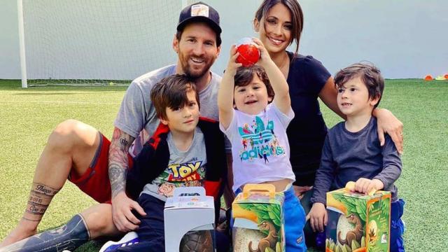 La familia Messi y Roccuzzo, al completo / INSTAGRAM