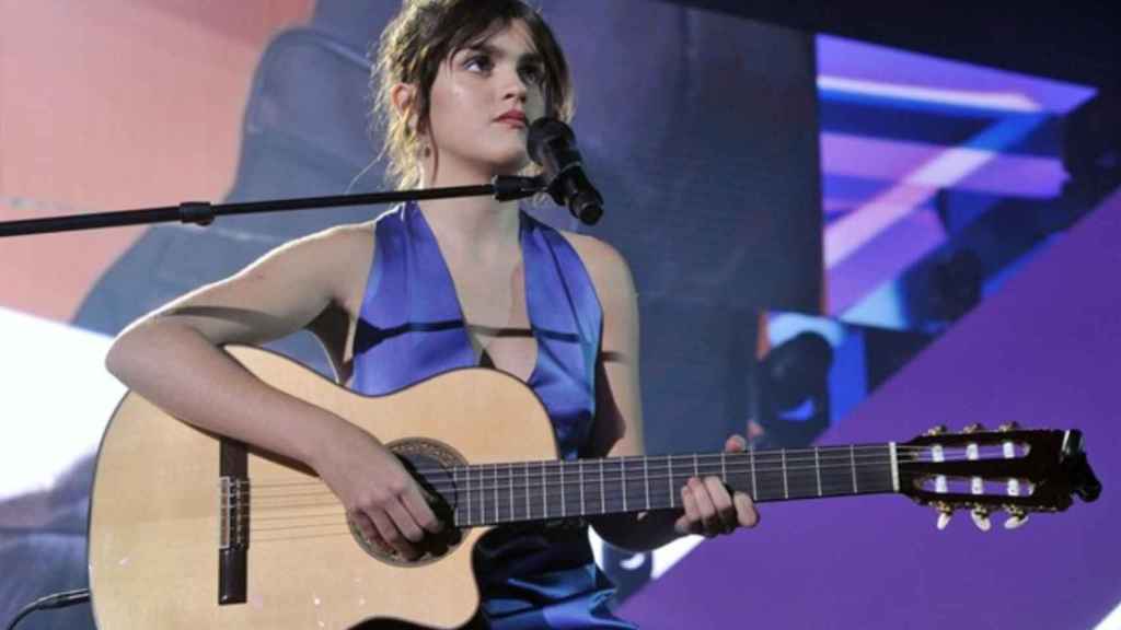 Imagen de Amaia Romero en plena actuación