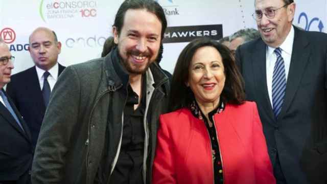 Pablo Iglesias junto a Margarita Robles