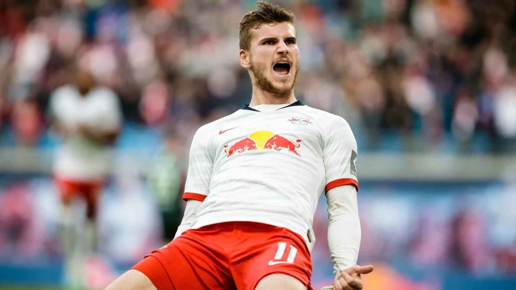 Timo Werner con el Leipzig /REDES