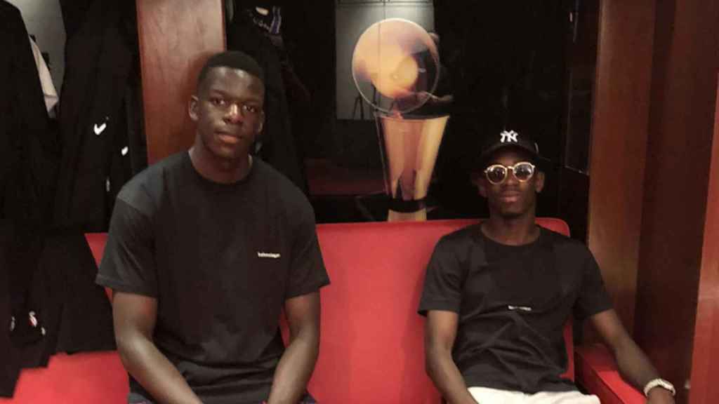 Ousmane Dembelé y su amigo Moustapha Diatta en una foto de archivo / INSTAGRAM