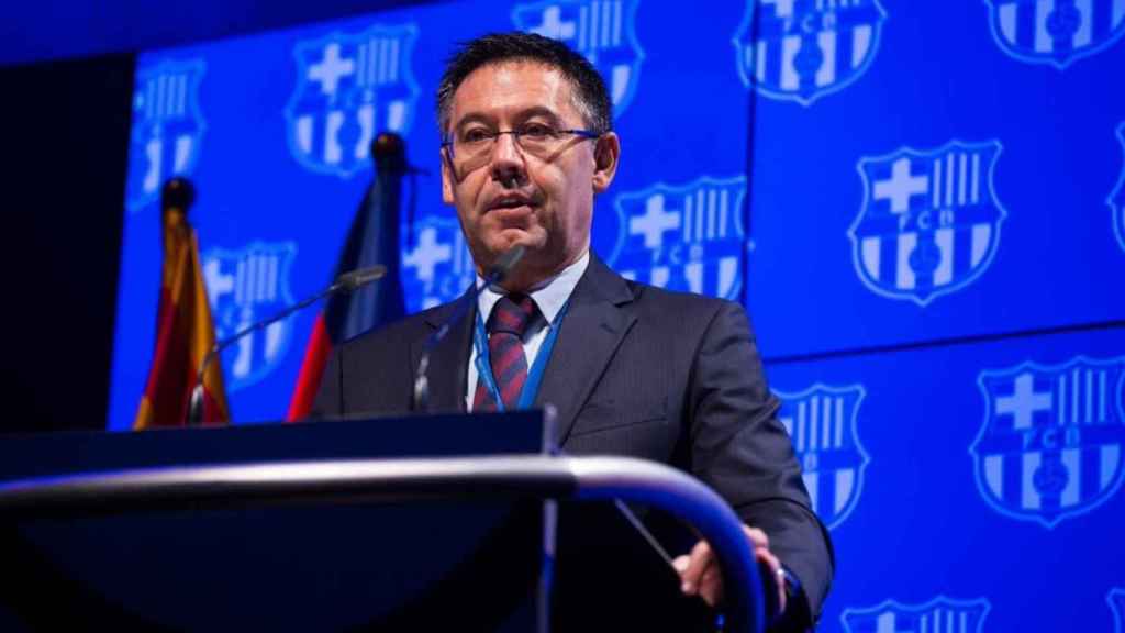 Josep María Bartomeu, en un acto del Barça | EFE