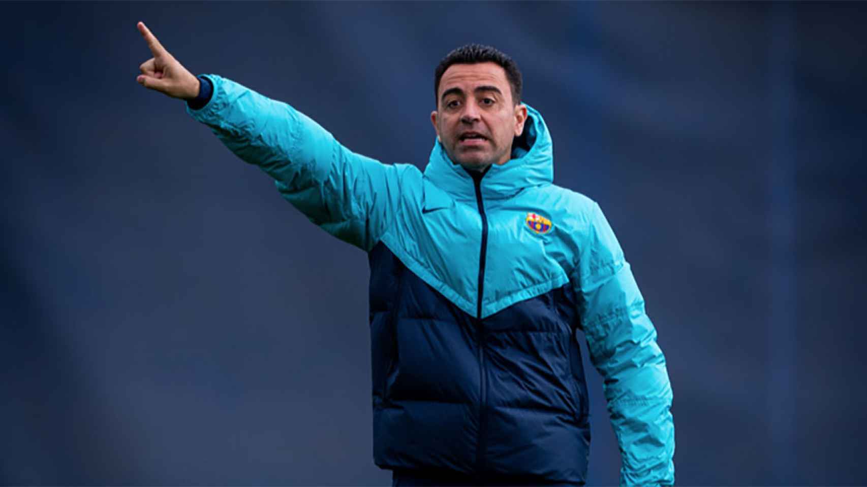 Xavi Hernández, durante un entrenamiento con el FC Barcelona / FCB