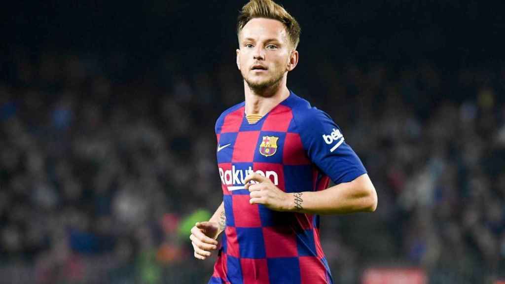 Iván Rakitic en un encuentro del Barça / EFE