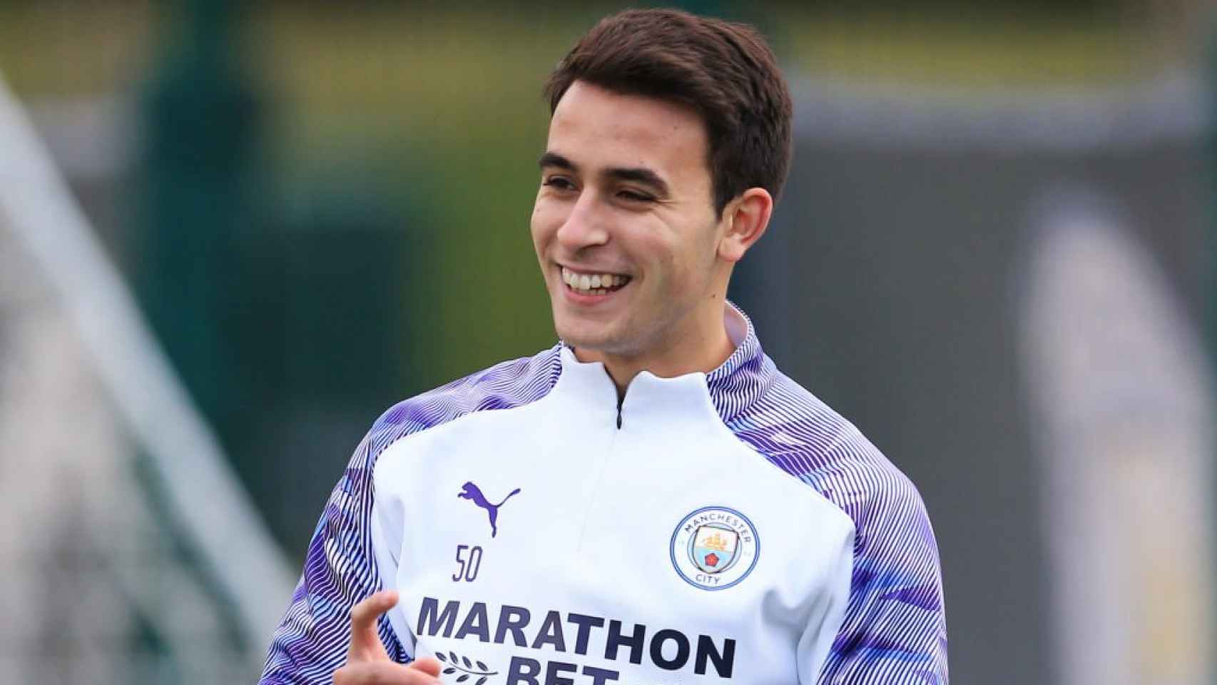 Éric García en un entrenamiento con el City / Redes