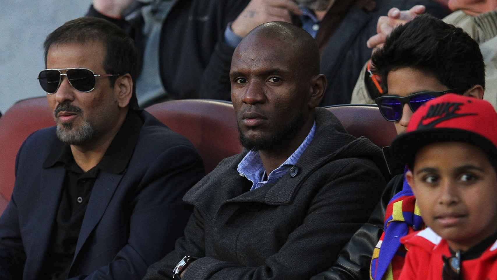 Abidal, en un partido en el Camp Nou | EFE