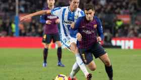 Una foto de Philippe Coutinho durante el partido frente al Leganés / EFE