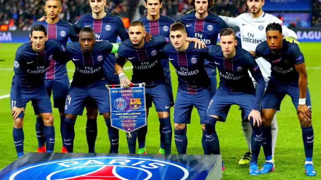 Once incial del PSG (2016-2017) / EFE