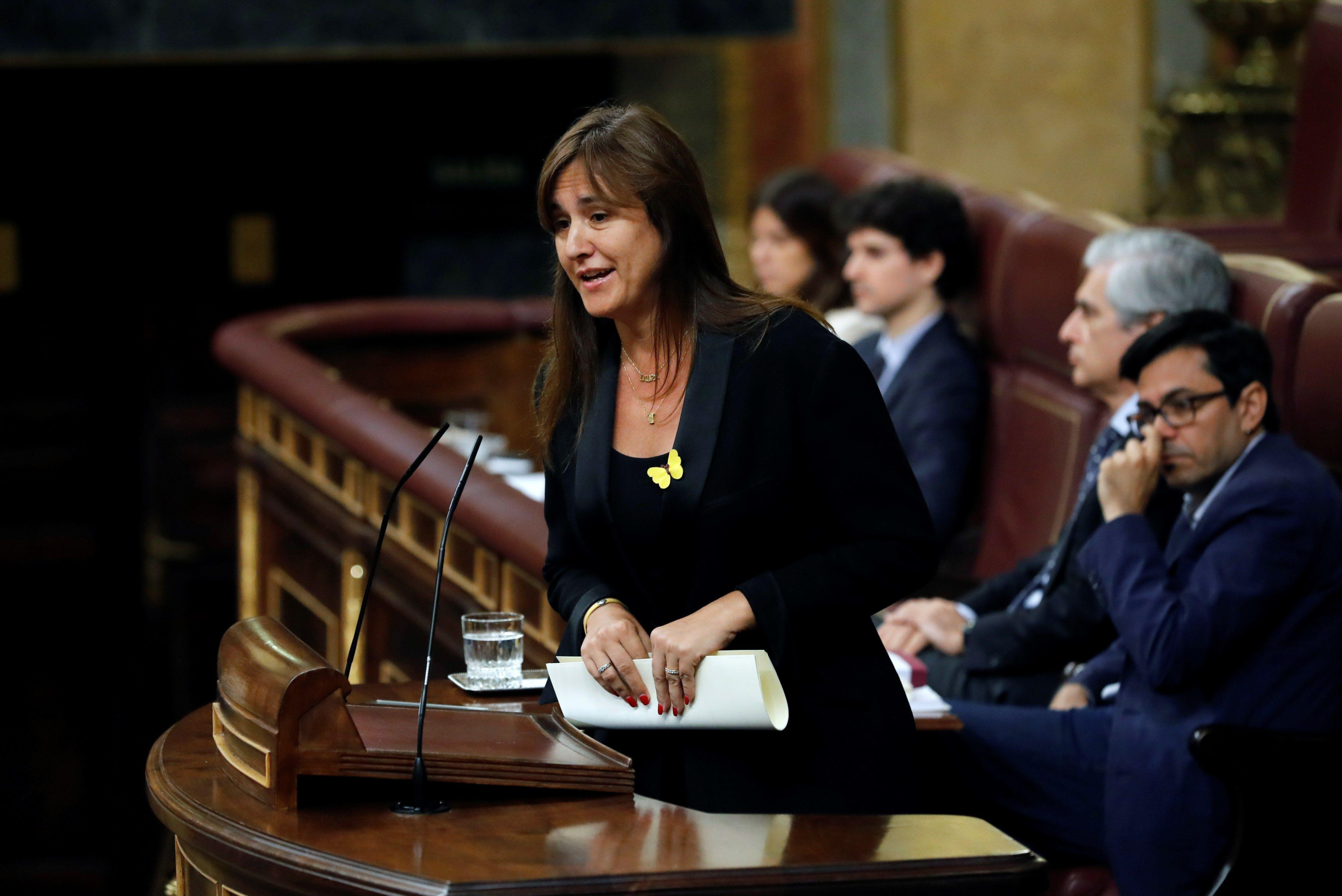 Laura Borràs, diputada de JxCat, en el Congreso / CG