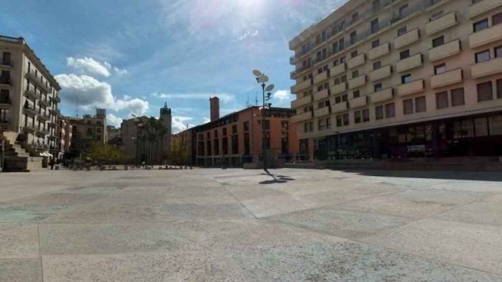 Plaza de la Constitución, ahora del Uno de Octubre, en Girona / CG