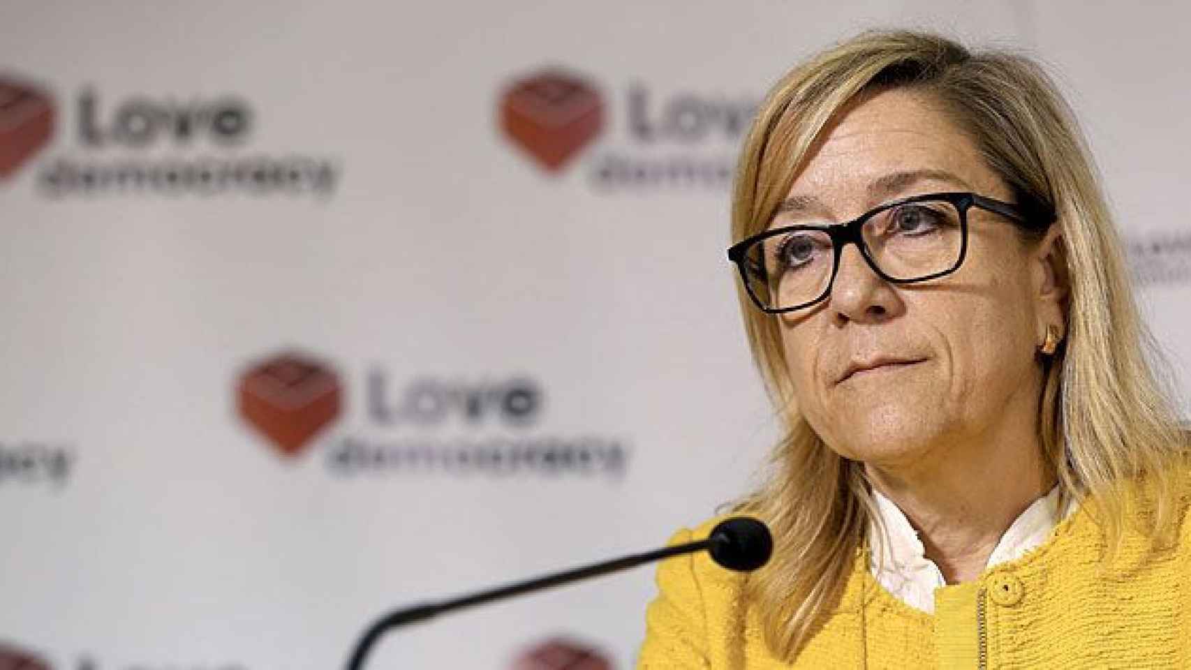 La presidenta de la Asociación de Municipios por la Independencia, Neus Lloveras, en una imagen de archivo / EFE