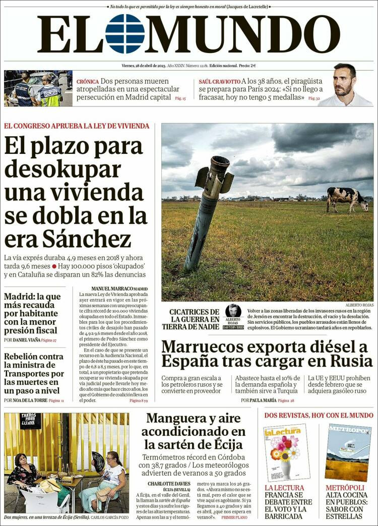 El Mundo 28 de abril