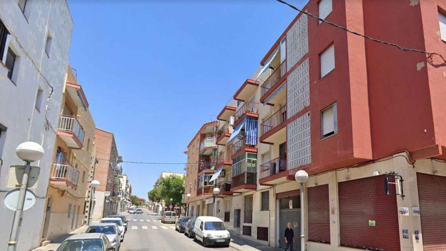 Calle donde se encontró al ladrón detenido / GOOGLE