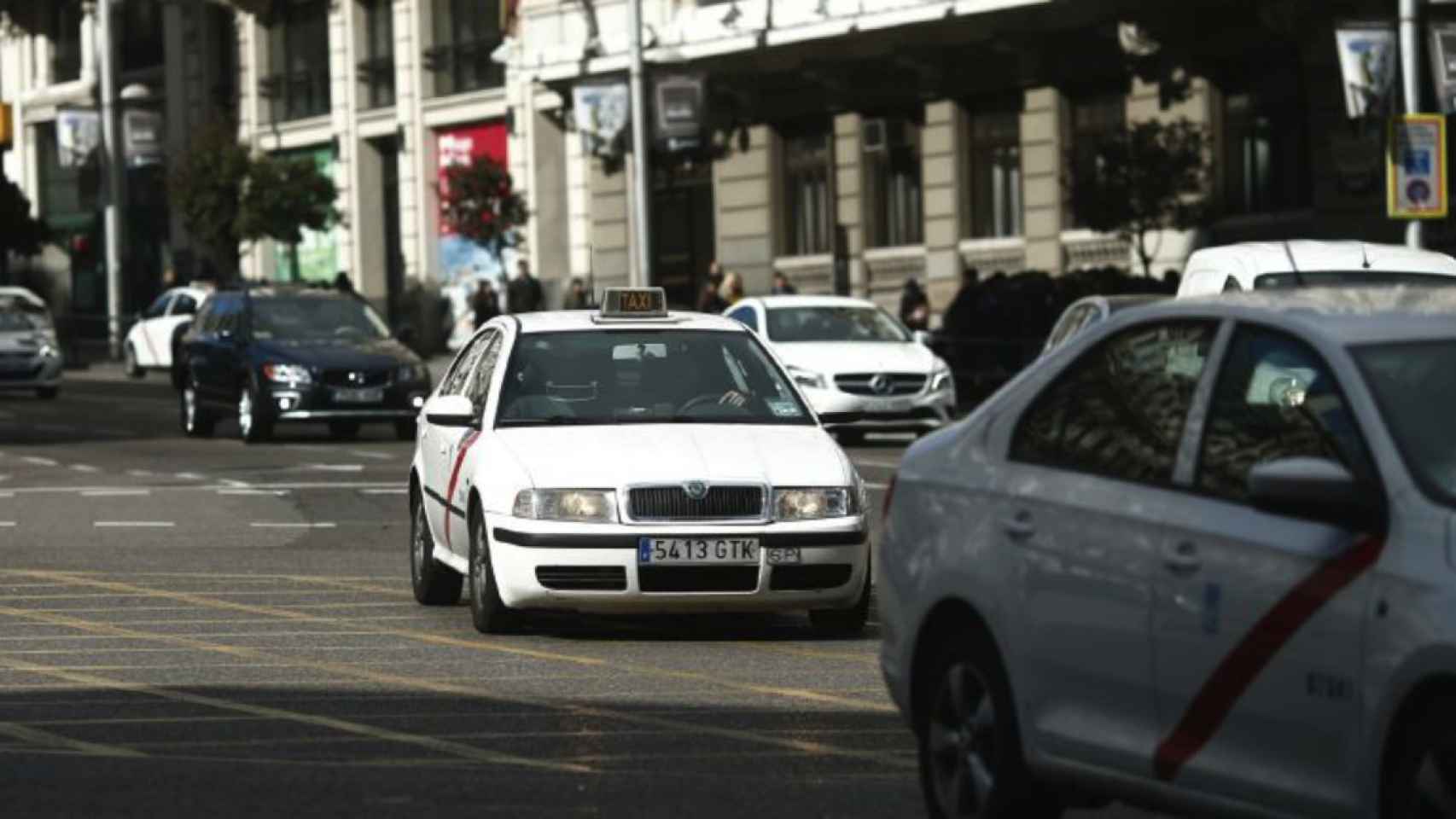 Los taxistas de Madrid se solidarizan con los de Barcelona