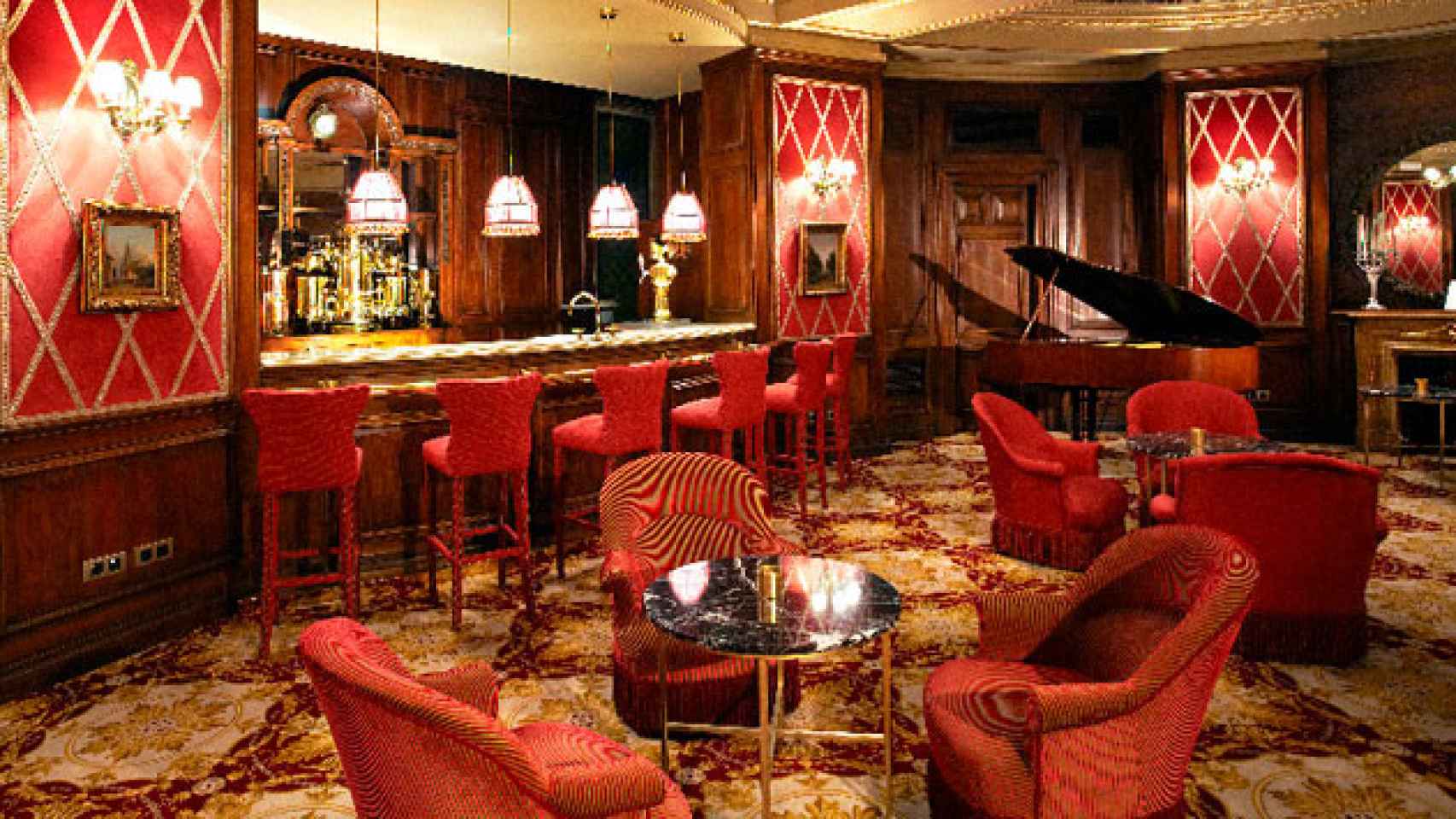 Vista de Bluesman, el nuevo cóctel bar situado en el sótano del Palace Hotel Barcelona / CG