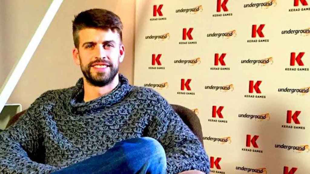 Gerard Piqué en el lanzamiento de un videojuego desarrollado por Kerad Games / CG