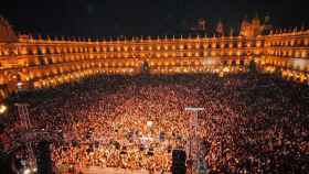 Imagen de la nochevieja universitaria de Salamanca de 2016 / CD