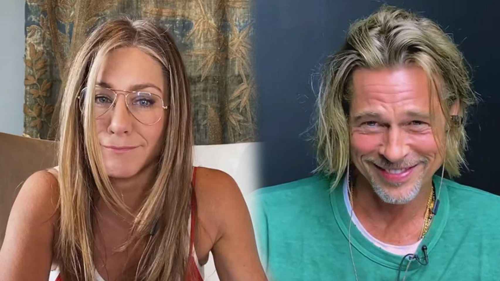 Jennifer Aniston y Brad Pitt, juntos de nuevo en una lectura dramatizada / TWITTER