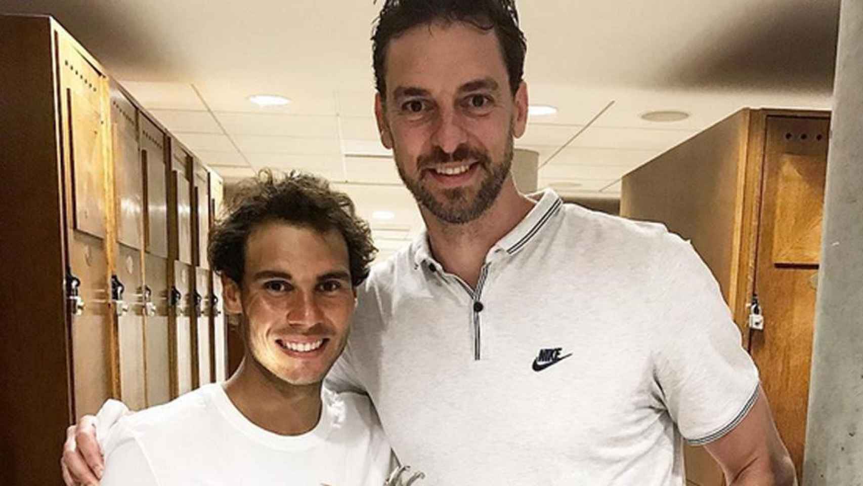 Rafa Nadal y Pau Gasol, las dos 'celebrities' más famosas y más queridas por los españoles / PAU GASOL - INSTAGRAM