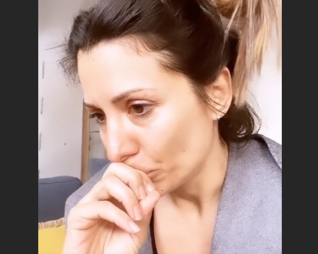 Nagore Robles, muy resfriada, se graba un vídeo en plena crisis del coronavirus / INSTAGRAM