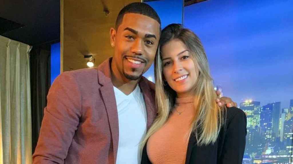 Malcom y su novia, Leticia Pereira / INSTAGRAM