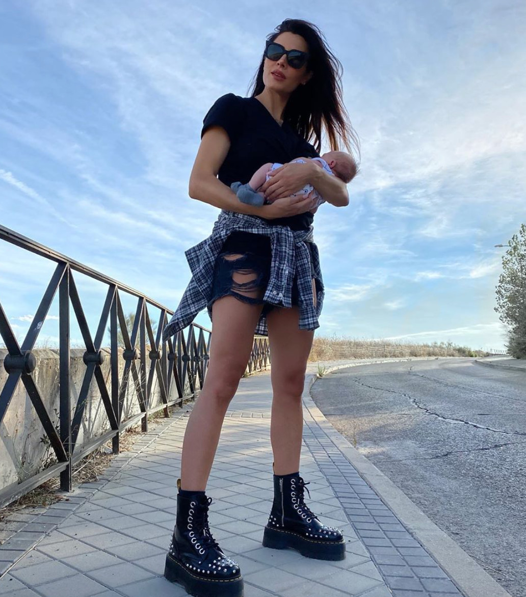 Pilar Rubio presenta a su cuarto hijo, Adriano