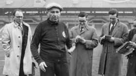 Bela Guttman, en su etapa como entrenador del Benfica / CAPTURA