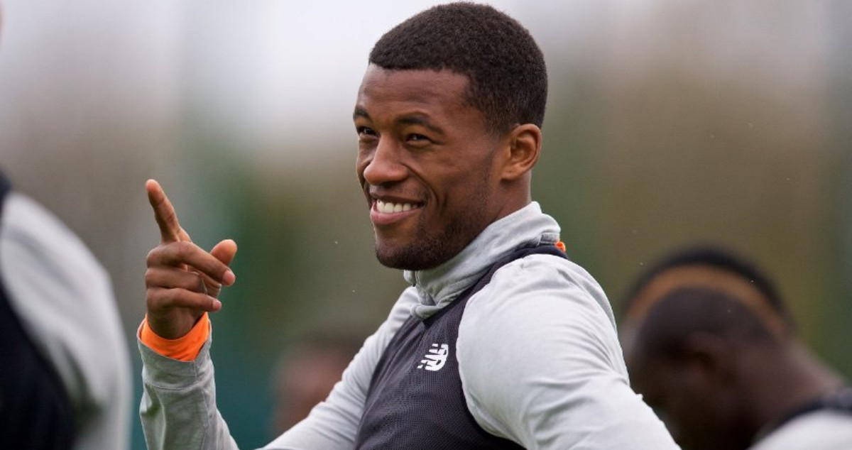 Wijnaldum en una imagen de archivo / Liverpool