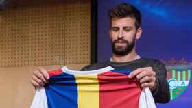 Piqué en un acto del Andorra / EFE