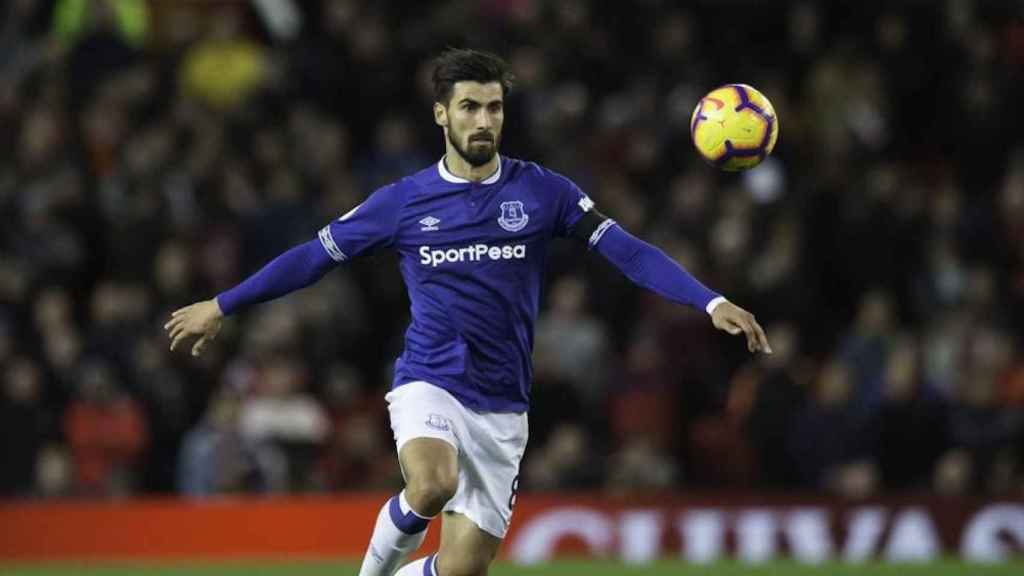 André Gomes con el Everton