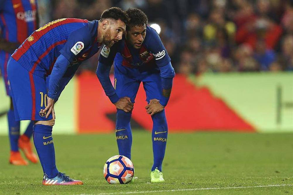 Una foto de archivo de Messi y Neymar en el Barça / EFE