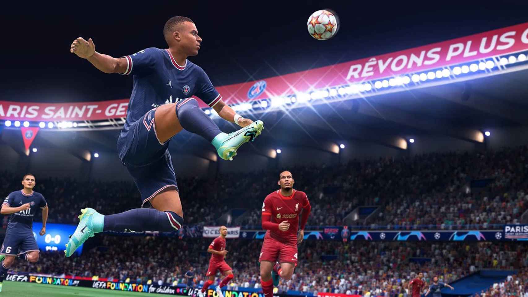 Kylian Mbappé, protagonista de la portada del FIFA 22 / EA Sports