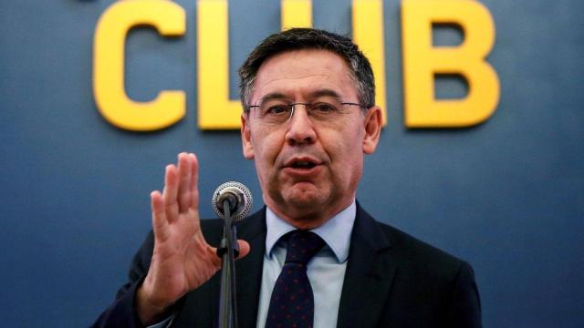 Josep Maria Bartomeu en un acto del Barça / EFE