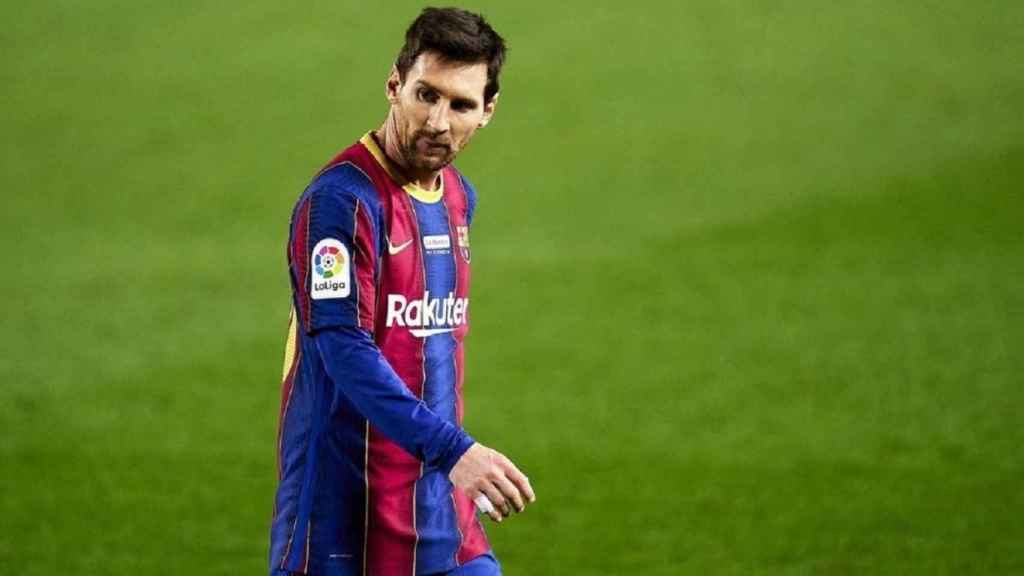 Leo Messi, en un partido con el Barça | EFE