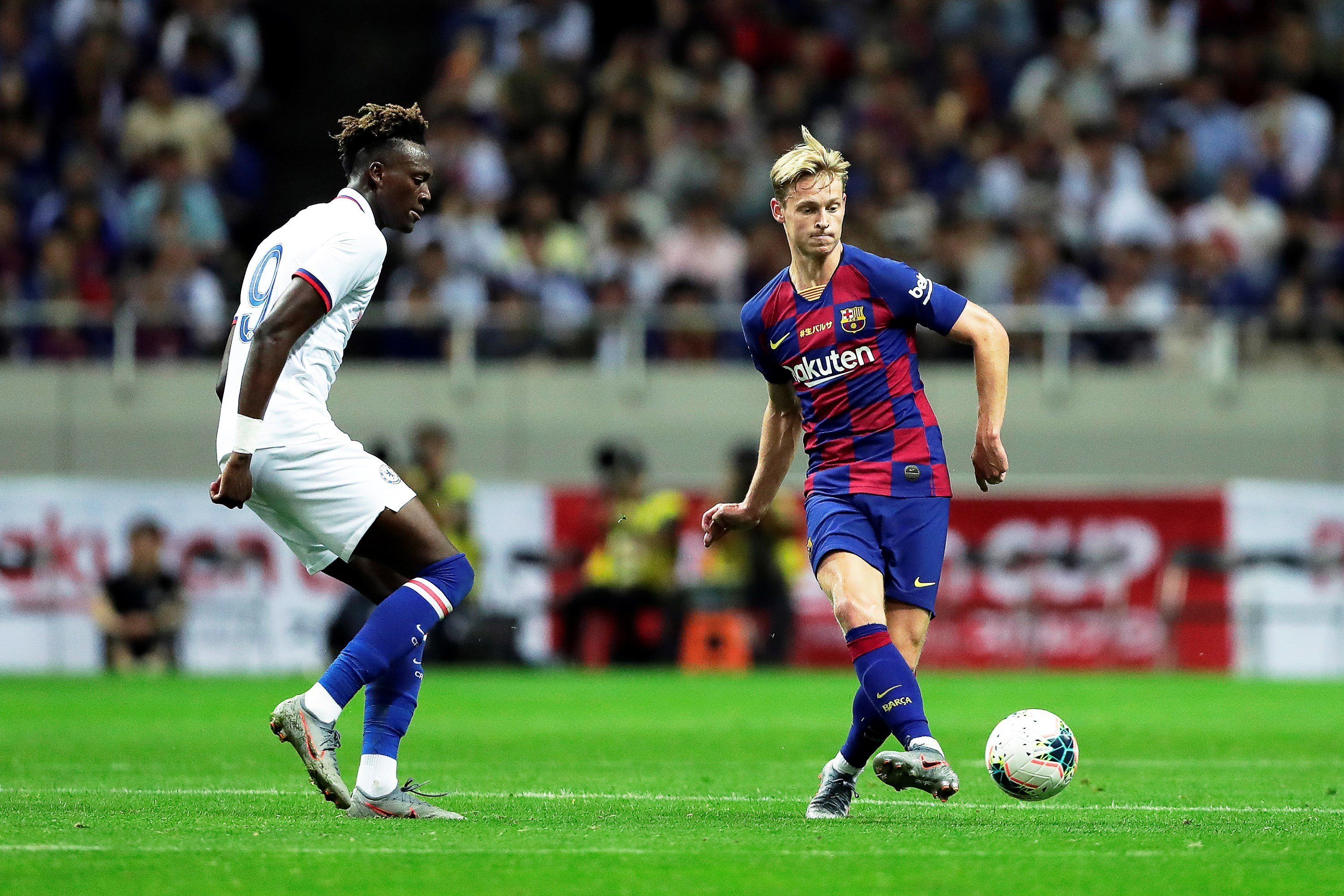 Frenkie de Jong en el Barça-Chelsea de Tokio / EFE