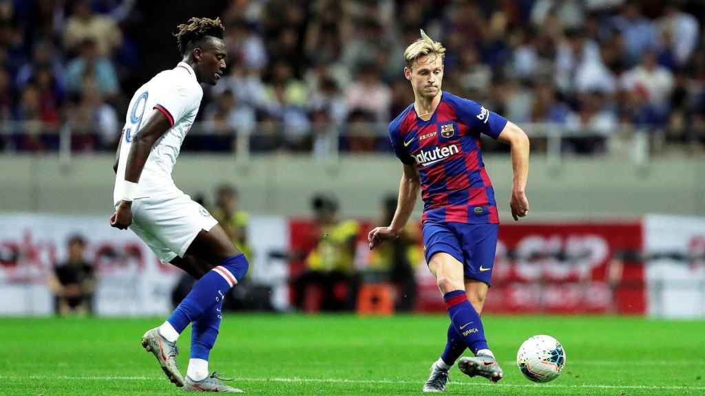 Frenkie de Jong en el Barça-Chelsea de Tokio / EFE