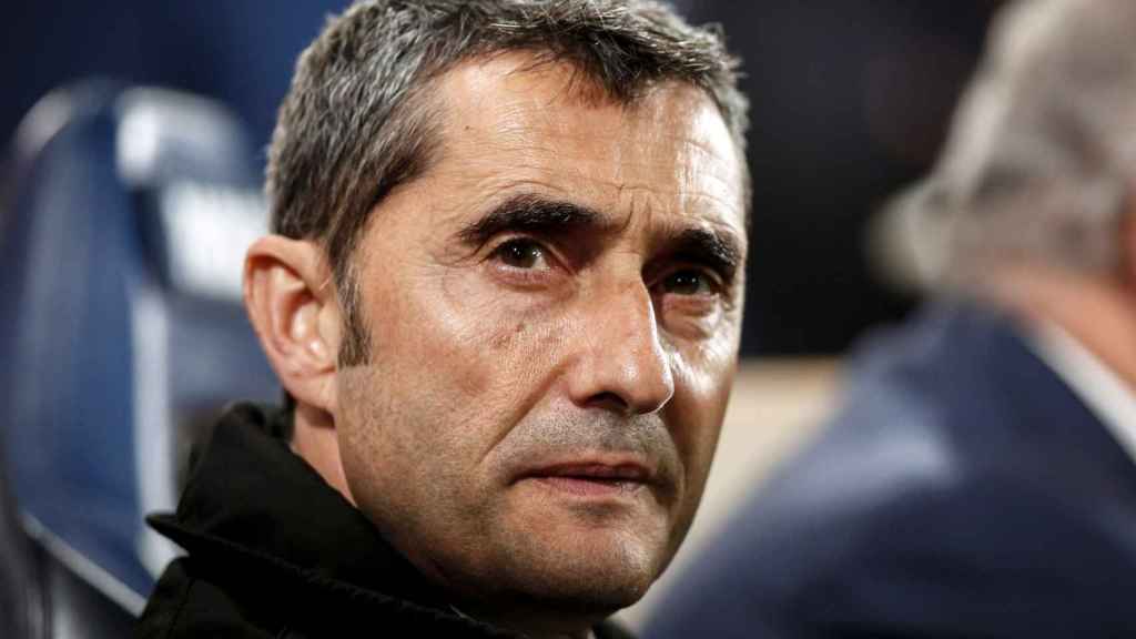 Una foto de Ernesto Valverde durante el partido ante el Villarreal / EFE