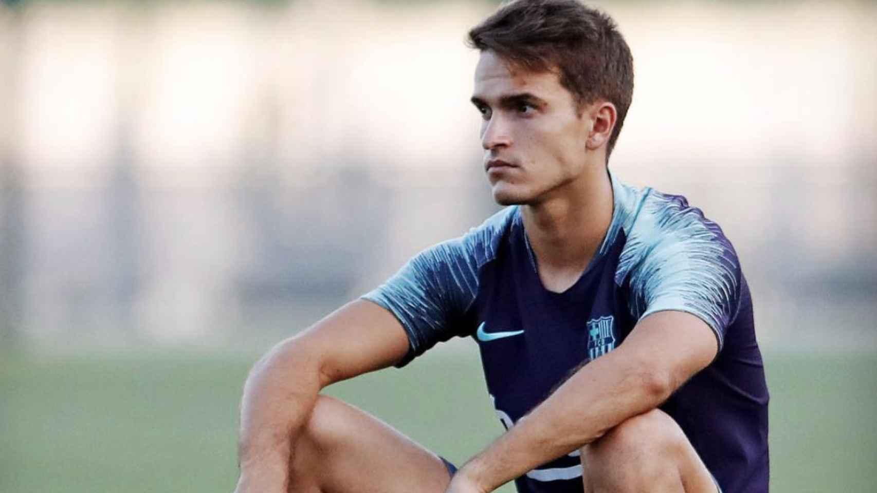 Una foto de Denis Suárez en un entrenamiento del Barça / FCB