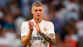 Toni Kroos en una imagen de archivo con el Real Madrid / EFE