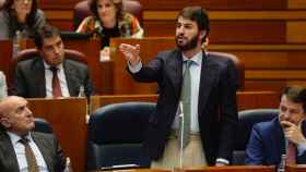 El vicepresidente de la Junta de Castilla y León, Juan García Gallardo, en el parlamento regional / EFE - Nacho Gallego