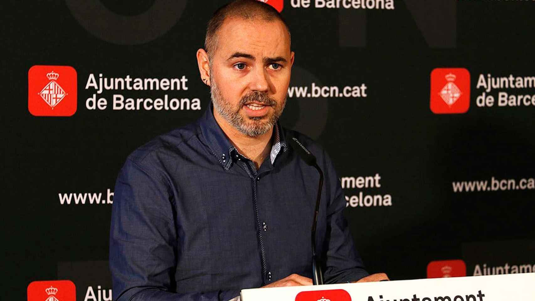 Eloi Badia, presidente de Parcs i Jardins de Barcelona, en una comparecencia anterior / CG